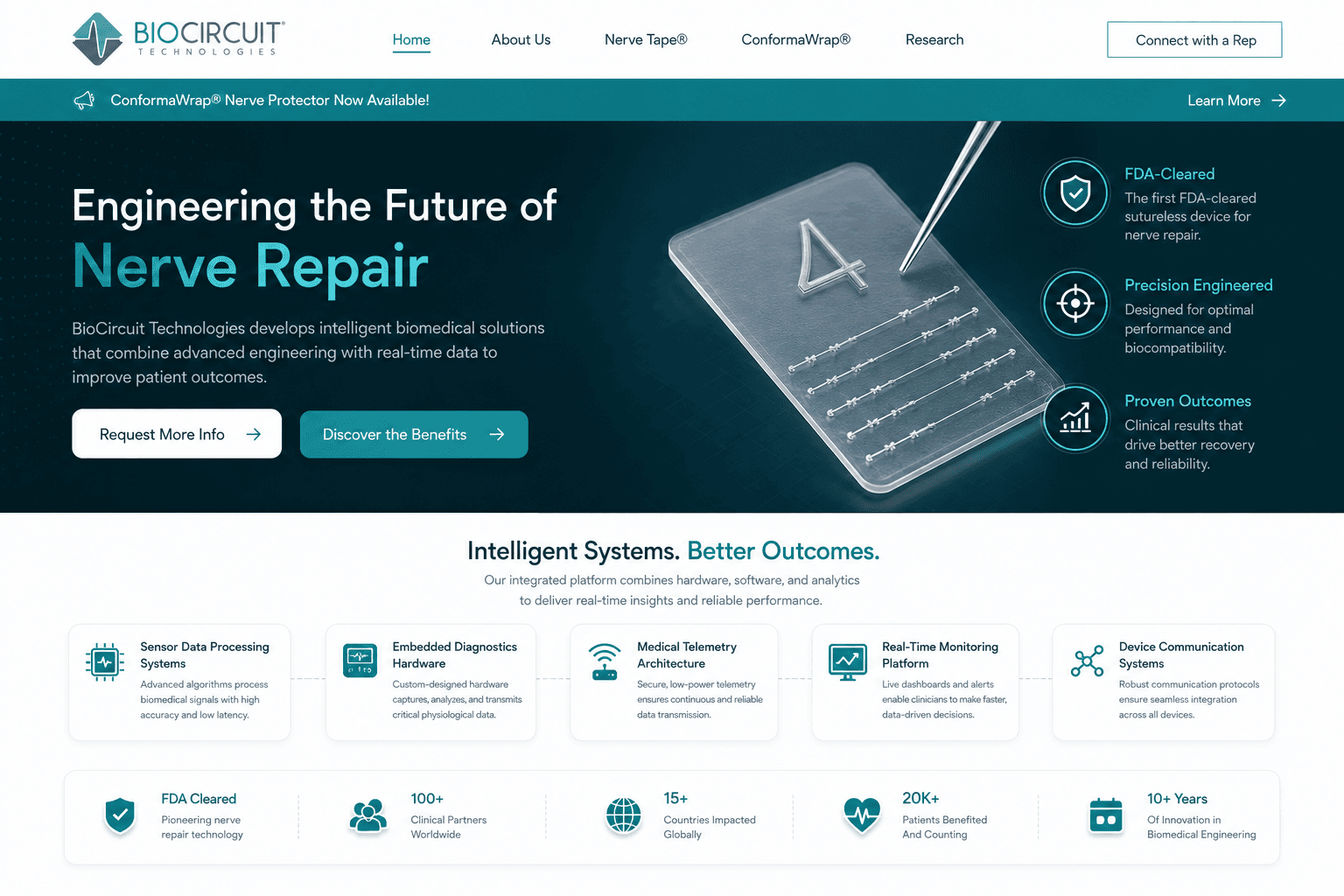 BioCircuit Systems — Medical telemetry architecture with embedded diagnostics hardware